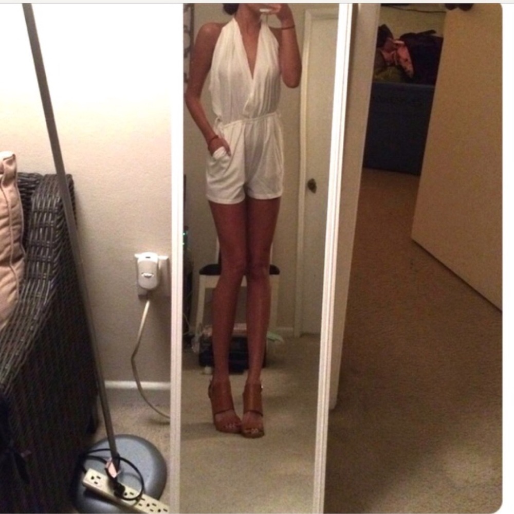 white romper